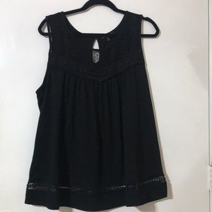 Lane Bryant Crochet Top. Black. Size 18/20